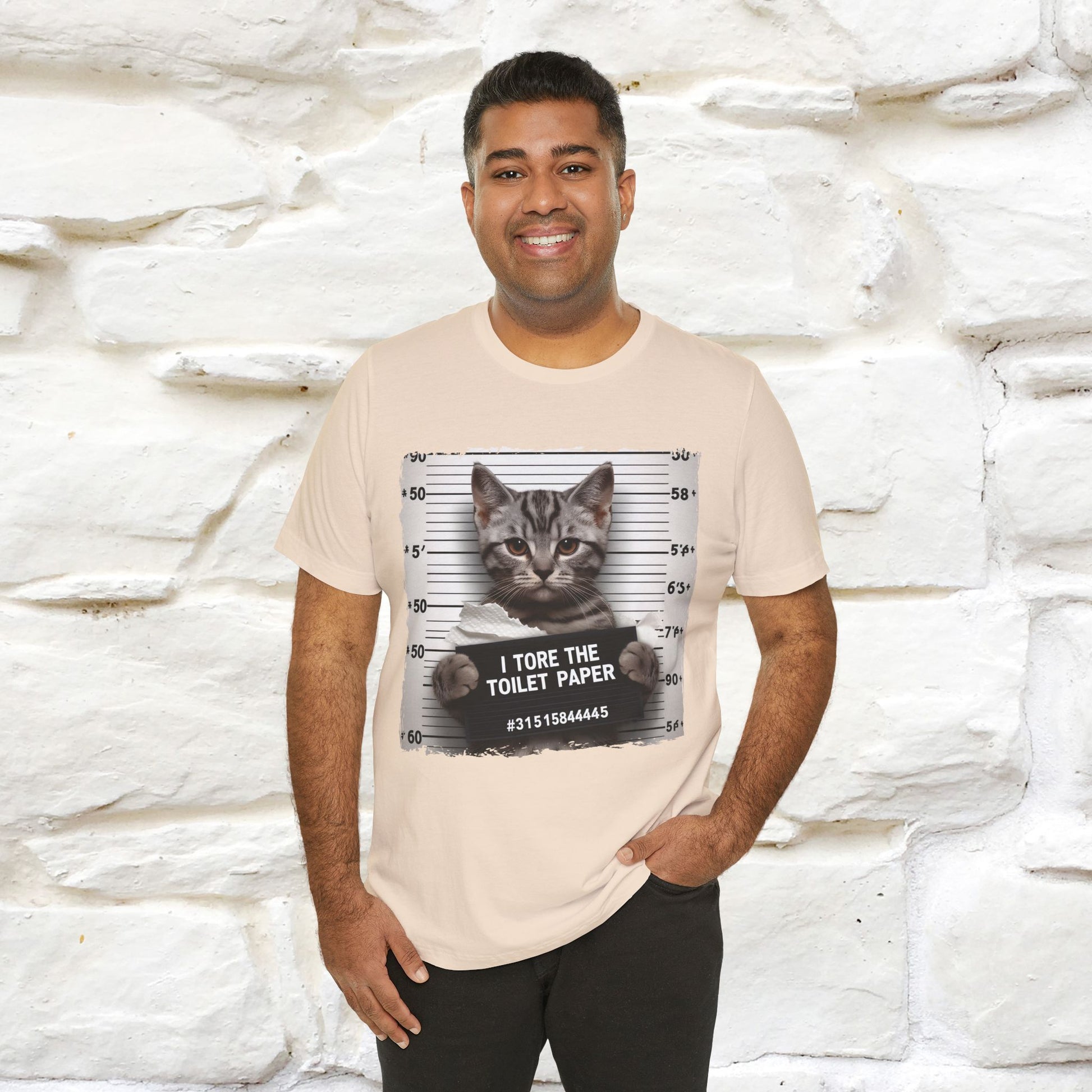 ''I Tore The Toilet Paper'' | Funny Cat T-Shirt | Nunu&Miao Studio - Nunu&Miao Studio