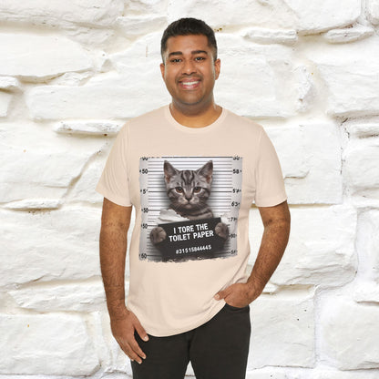''I Tore The Toilet Paper'' | Funny Cat T-Shirt | Nunu&Miao Studio - Nunu&Miao Studio