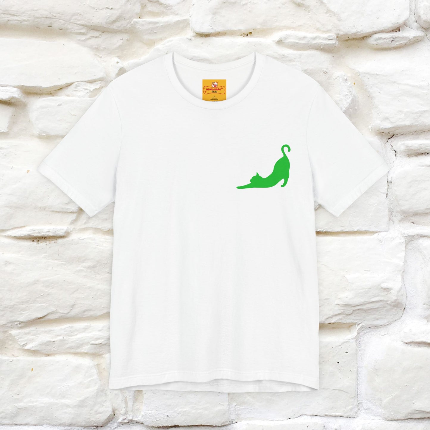 "Take a Deep Breath & Try All Over Again" Cat T-Shirt| Front & Back Design | Nunu&Miao Studio - Nunu&Miao Studio