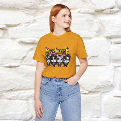 Meowtallica T-Shirt | Rock-Inspired Cat Tee| Nunu&Miao Studio