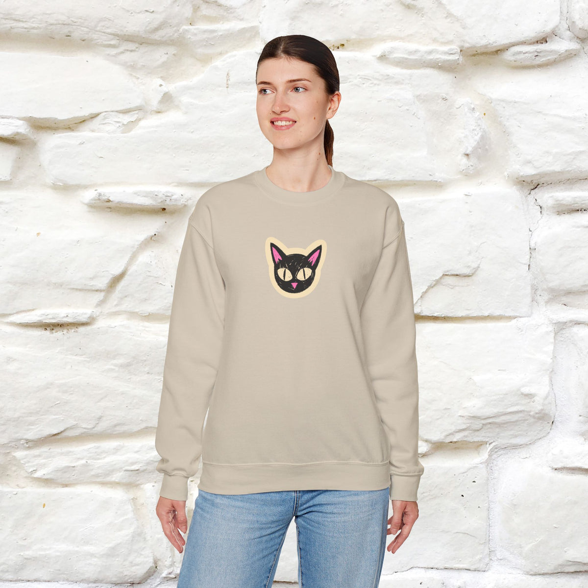 ''If You Want To Be Remembered...'' | Cute Cat Sweatshirt | Nunu&Miao Studio