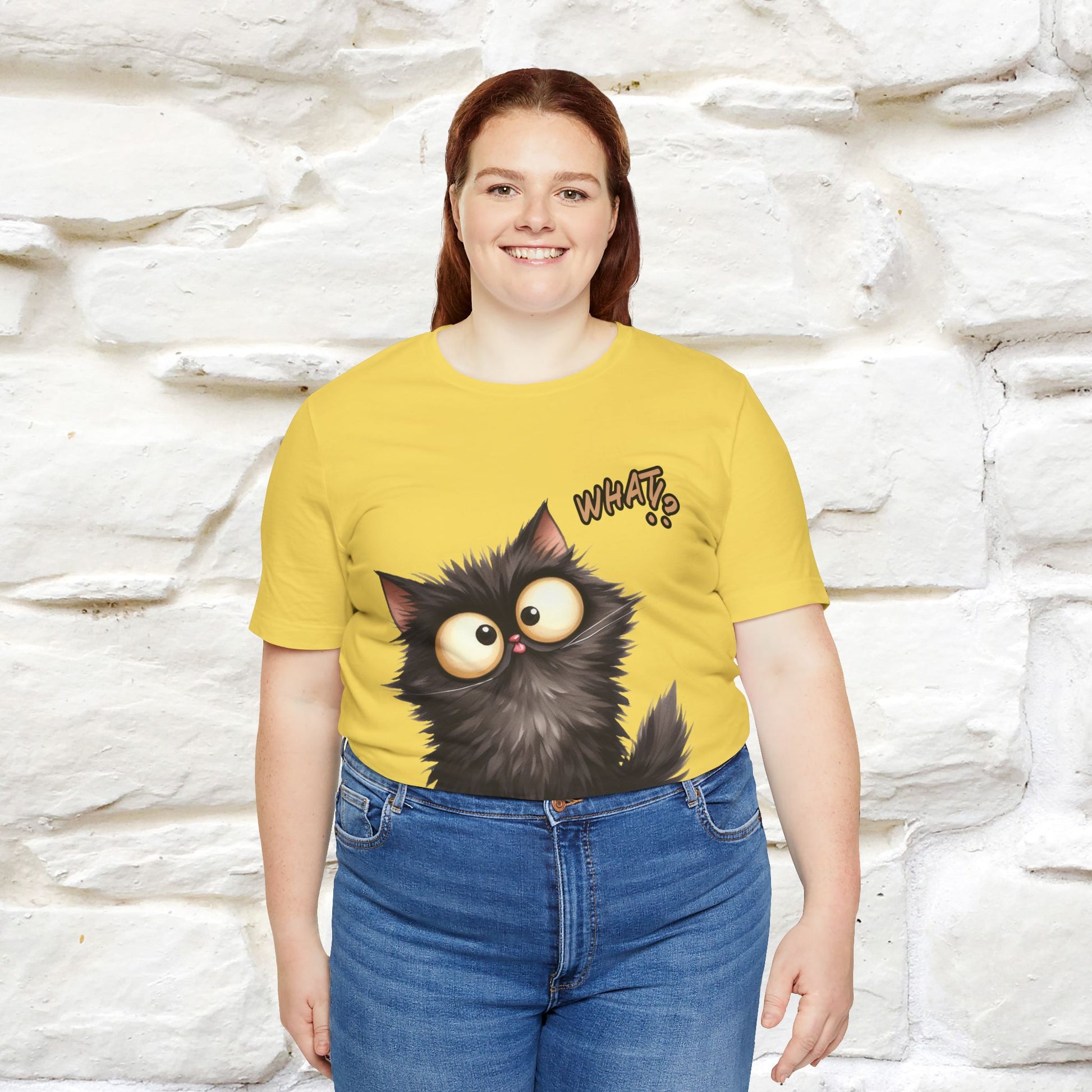 ''What ?'' | Cat T-Shirt  | Nunu&Miao Studio - Nunu&Miao Studio