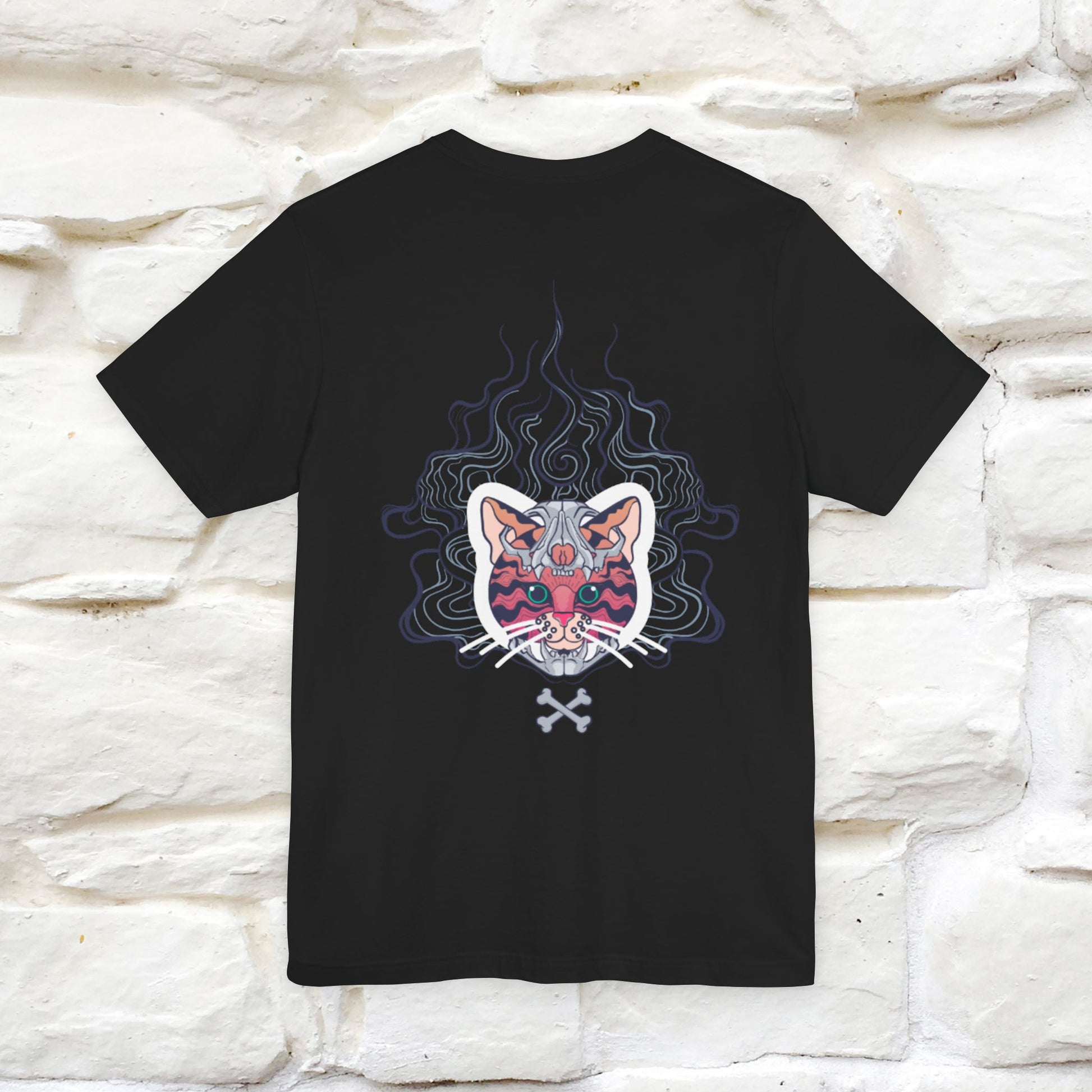 ''Air Fire Cat'' | Cat T-Shirt Front and Back Design | Nunu&Miao Studio - Nunu&Miao Studio