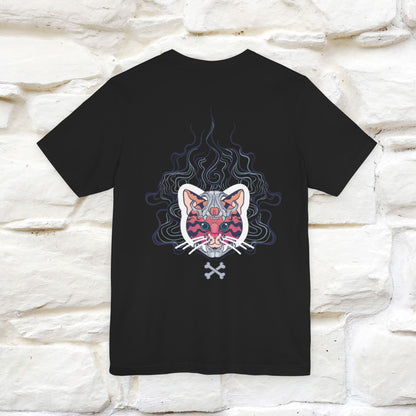 ''Air Fire Cat'' | Cat T-Shirt Front and Back Design | Nunu&Miao Studio - Nunu&Miao Studio