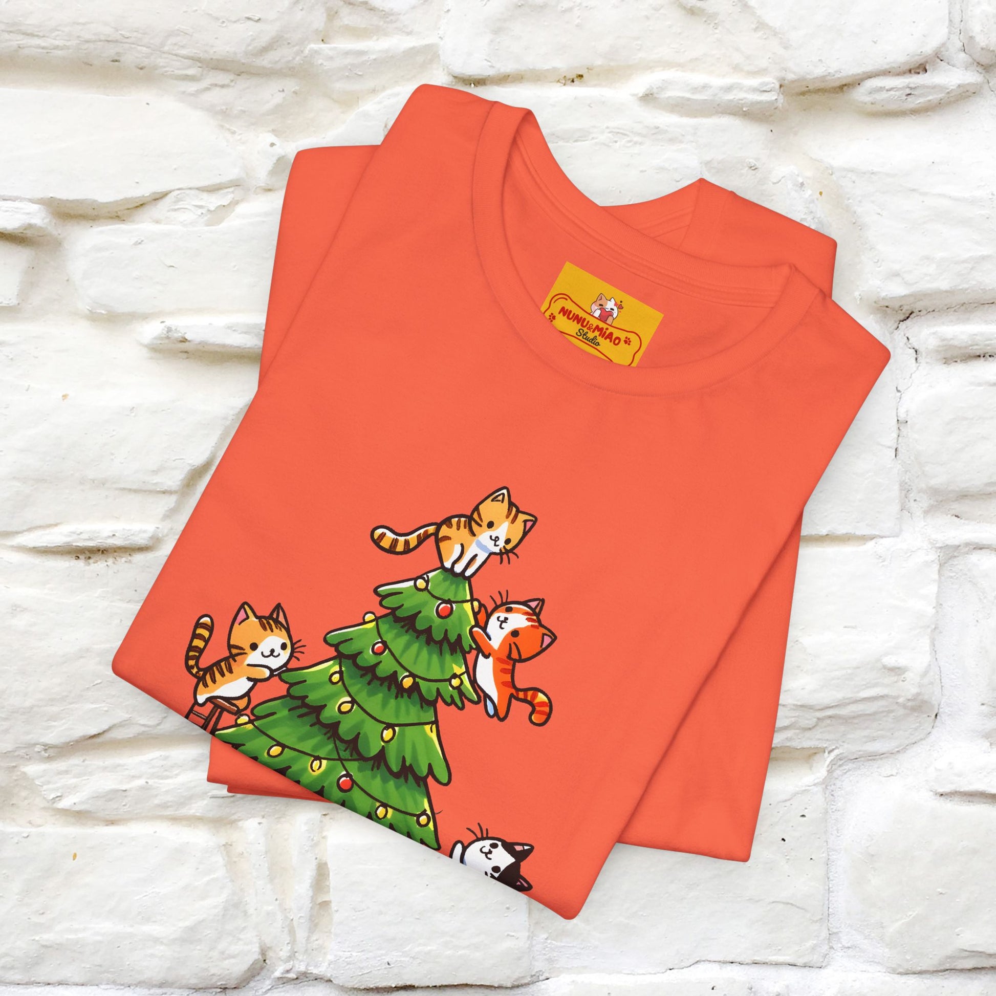 ''Merry Catmas'' | Cattitude Christmas Tee| Nunu&Miao Studio - Nunu&Miao Studio