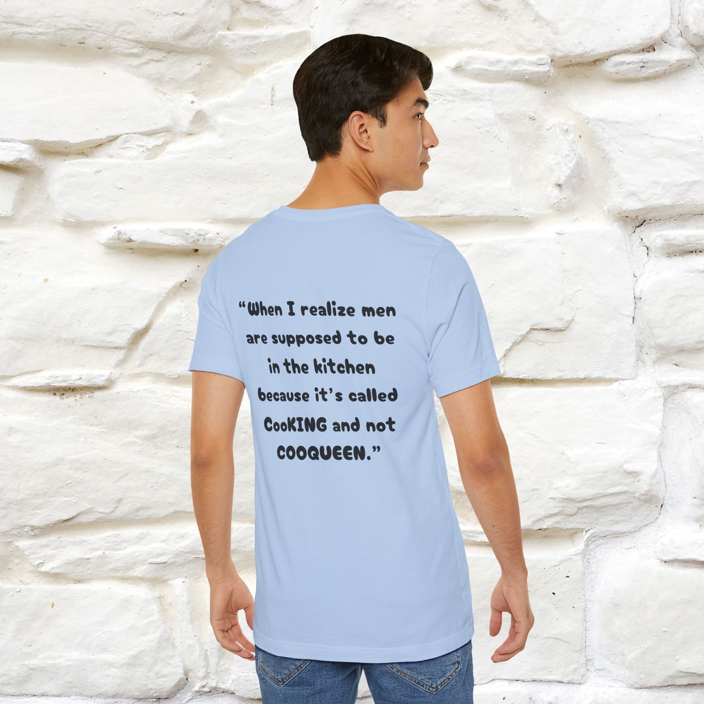 ’“When I realize men are ...." Funny Cat T-Shirt | Nunu&Miao Studio