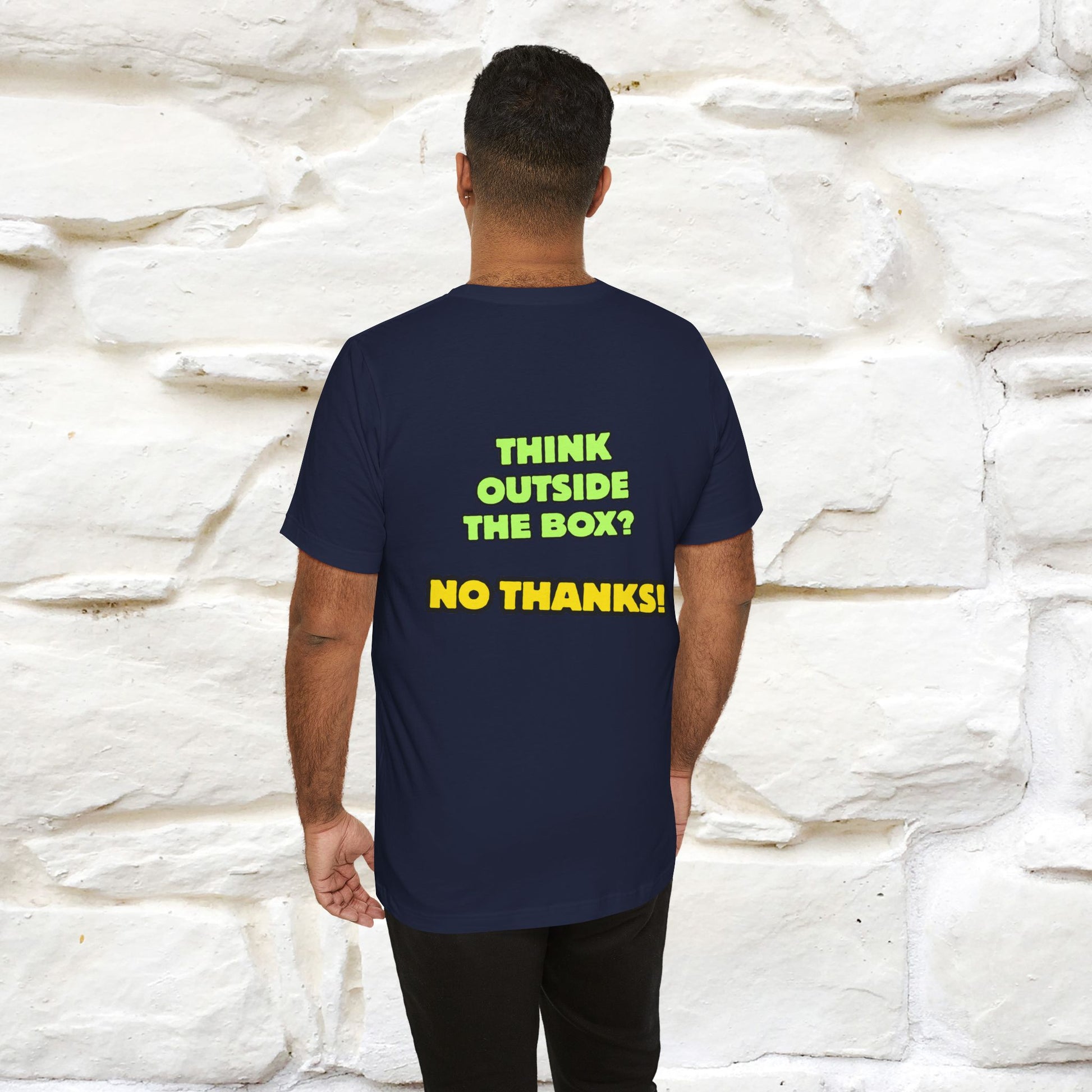 "Think outside the box? No thanks." Cat T-Shirt | Nunu&Miao Studio - Nunu&Miao Studio