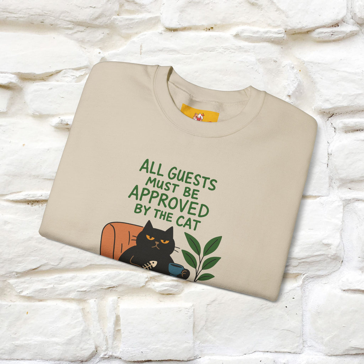 ''All Guests Must Be Approved...'' |Cat Sweatshirt | Nunu&Miao Studio