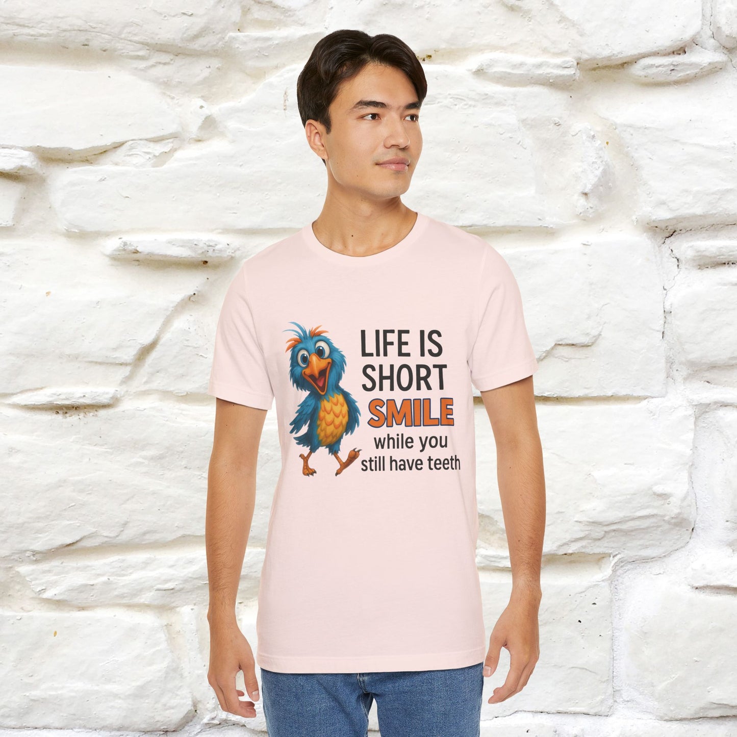 "Life Is Short Smile While ..." |Funny T-Shirt | Nunu&Miao Studio - Nunu&Miao Studio