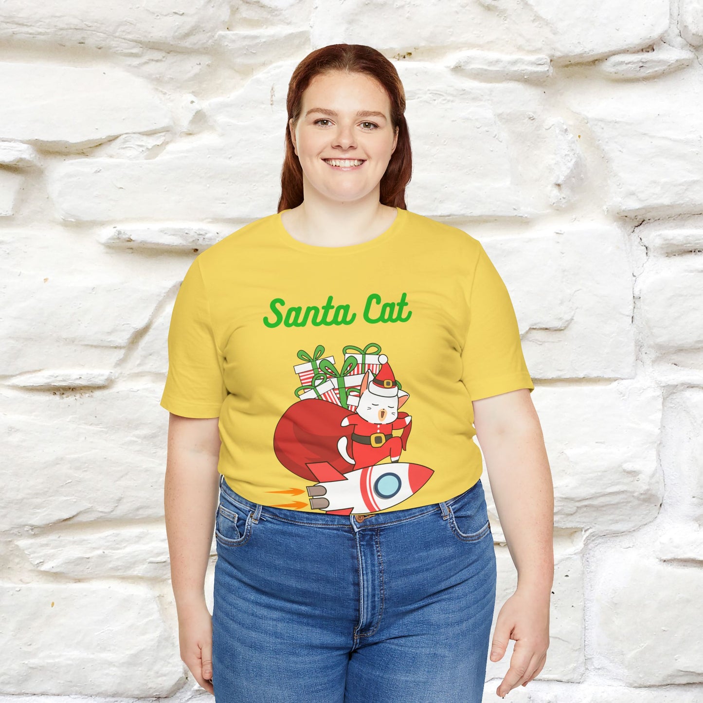 "Funny Santa Cat..." | Cat T-Shirt | Nunu&Miao Studio