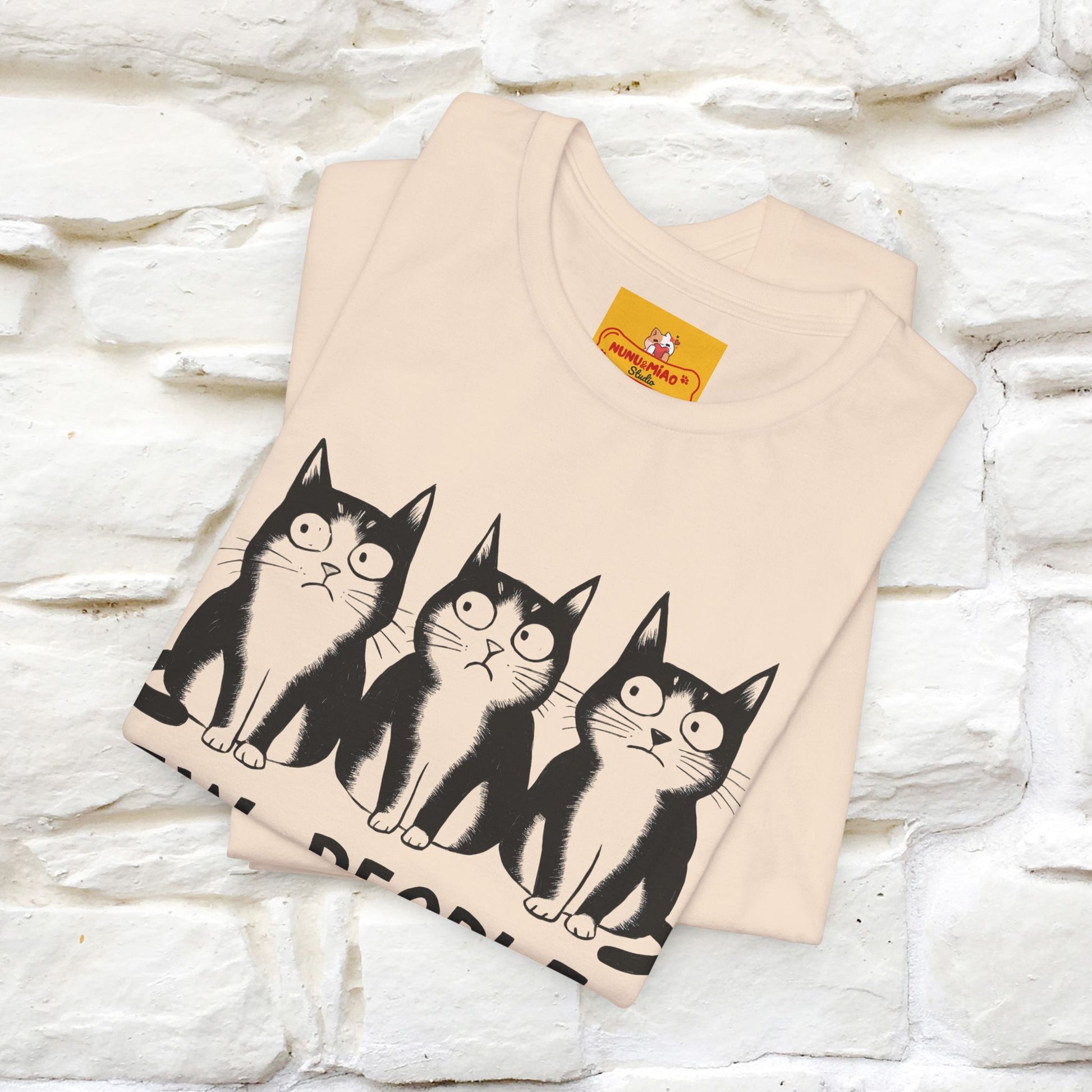 Ew, People | Funny Cat T-Shirt | Nunu&Miao Studio - Nunu&Miao Studio