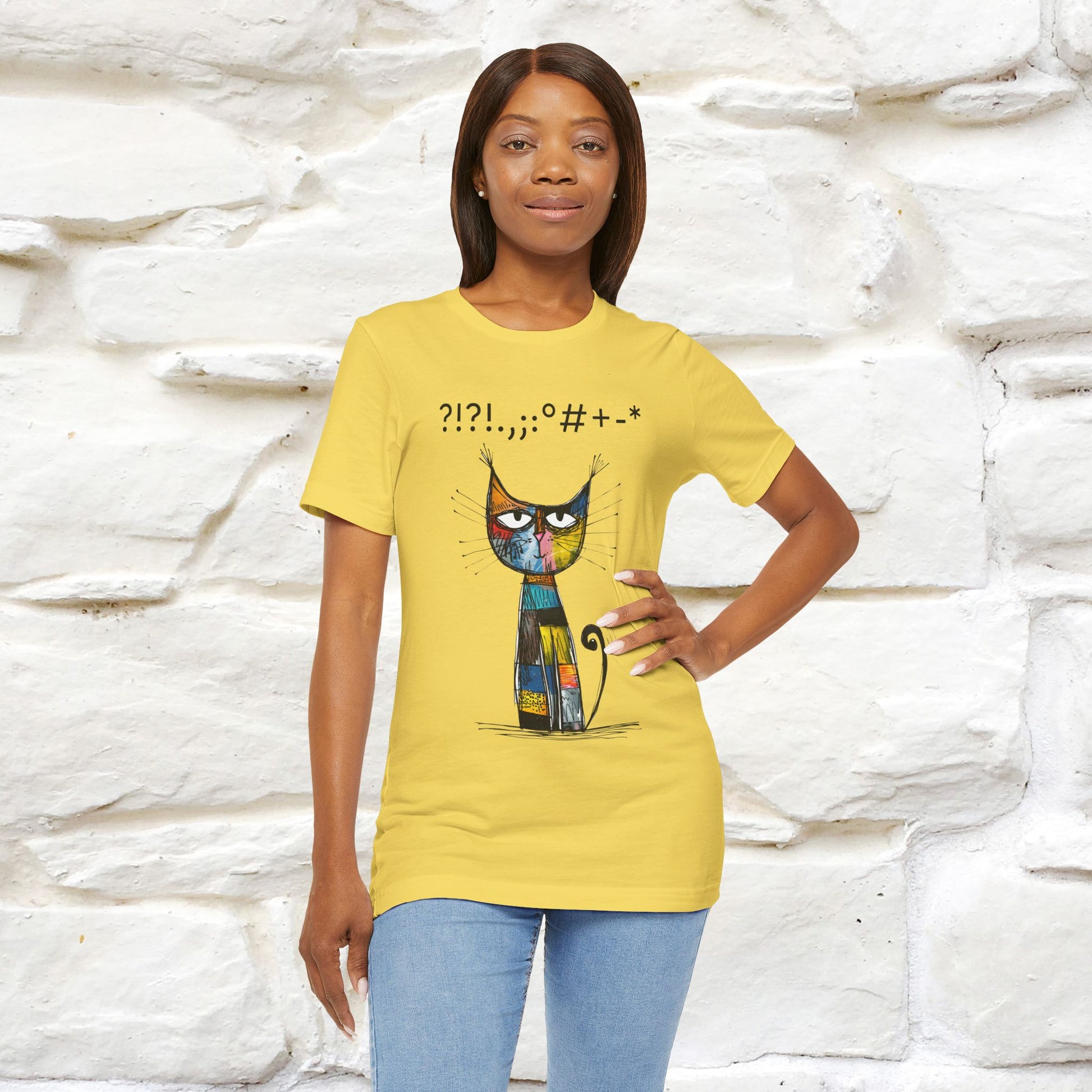 "Enigma" Cat T-shirt |Nunu&Miao Studio - Nunu&Miao Studio