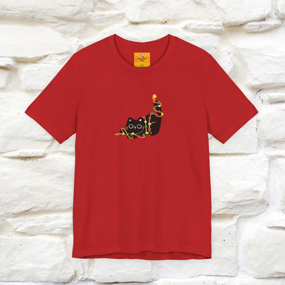 ''Be The Light" Cat T-Shirt| Front & Back Design | Nunu&Miao Studio - Nunu&Miao Studio