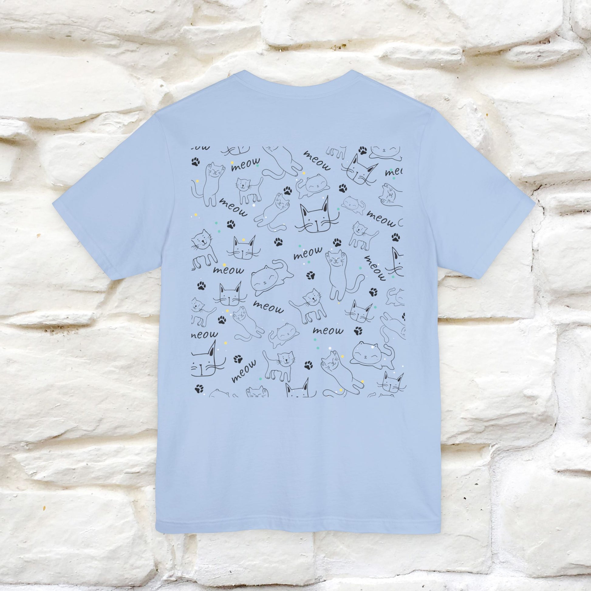 "Antidepressants" Cat T-Shirt | Front & Back Design | Nunu&Miao Studio - Nunu&Miao Studio