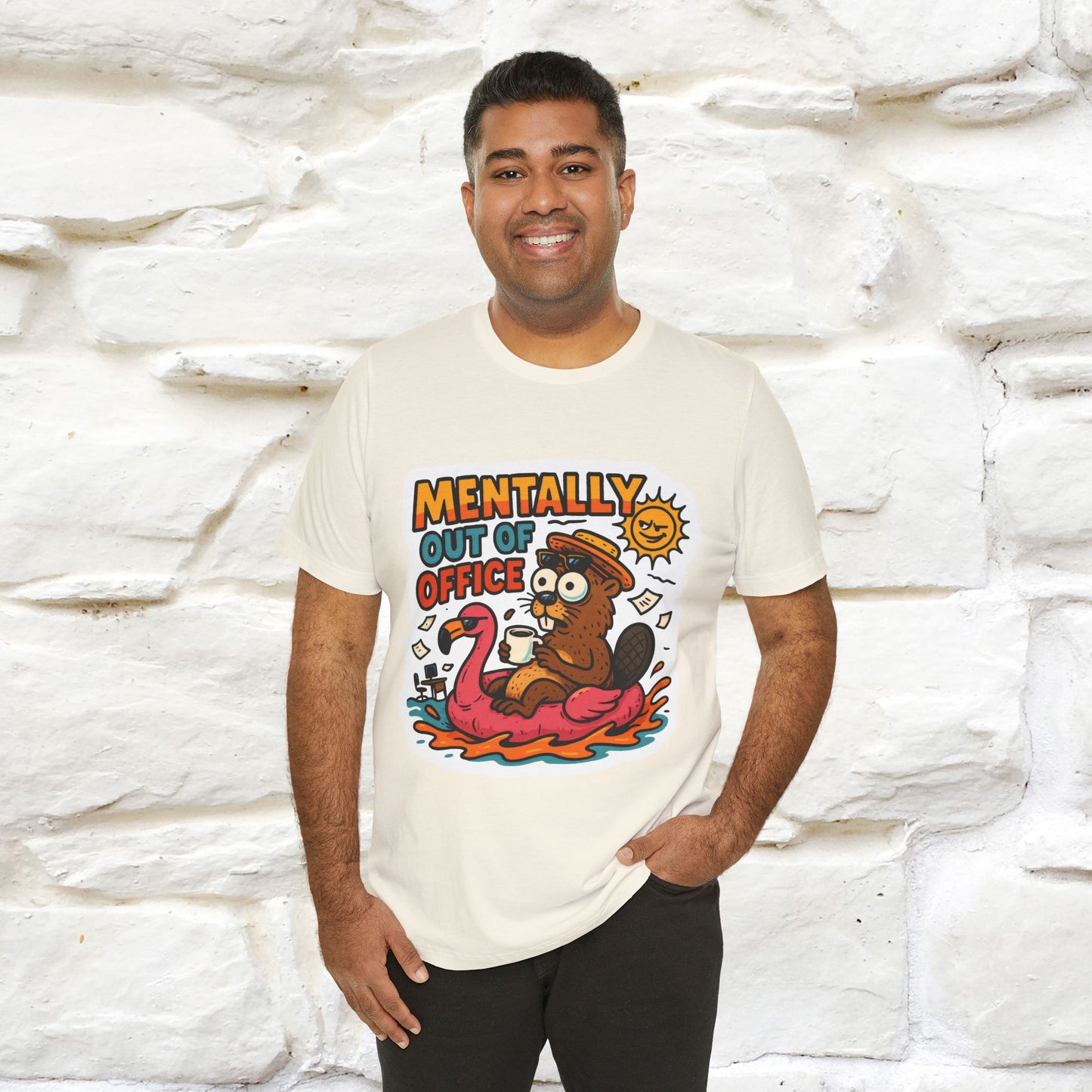 ''Mentally Out Of Office''|  Sarcastic Cat T-Shirt | Nunu&Miao Studio