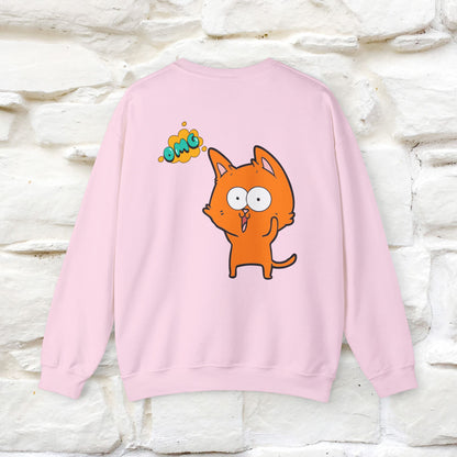 "OMG'' |Cat Sweatshirt | Nunu&Miao Studio