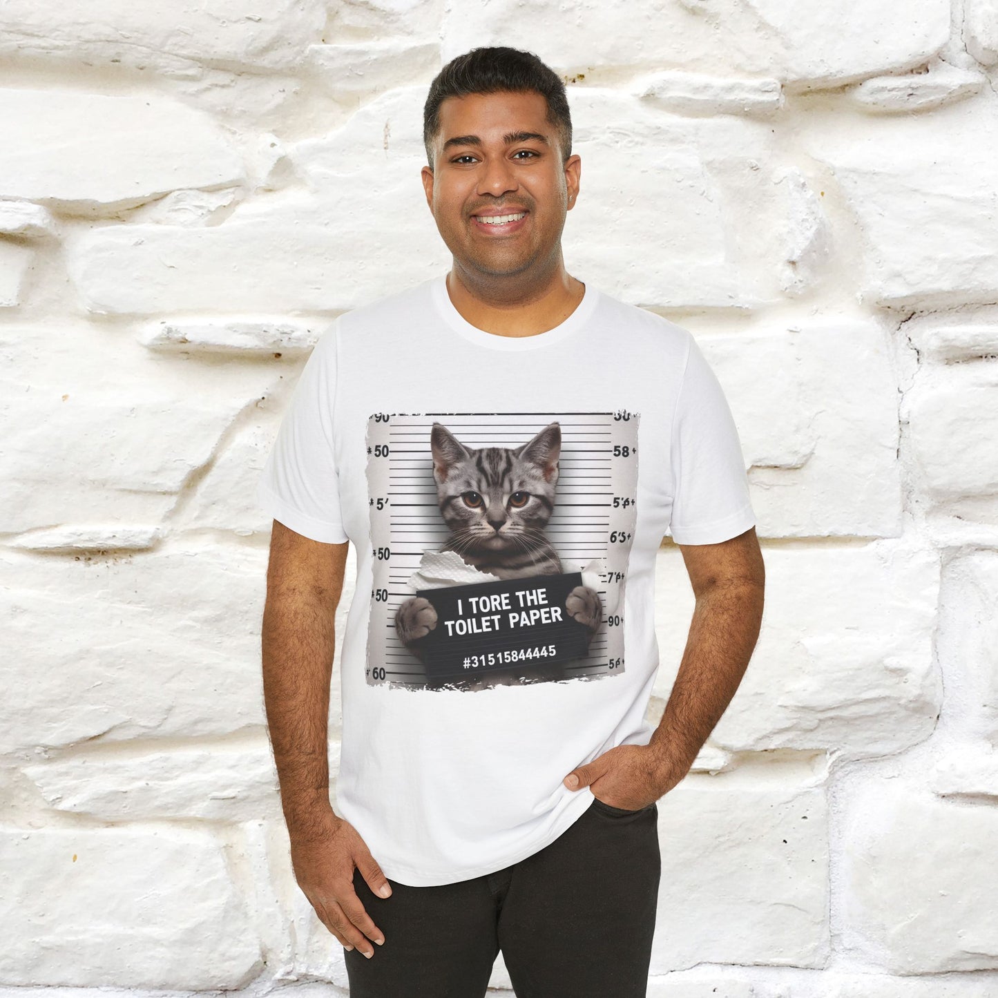 ''I Tore The Toilet Paper'' | Funny Cat T-Shirt | Nunu&Miao Studio - Nunu&Miao Studio