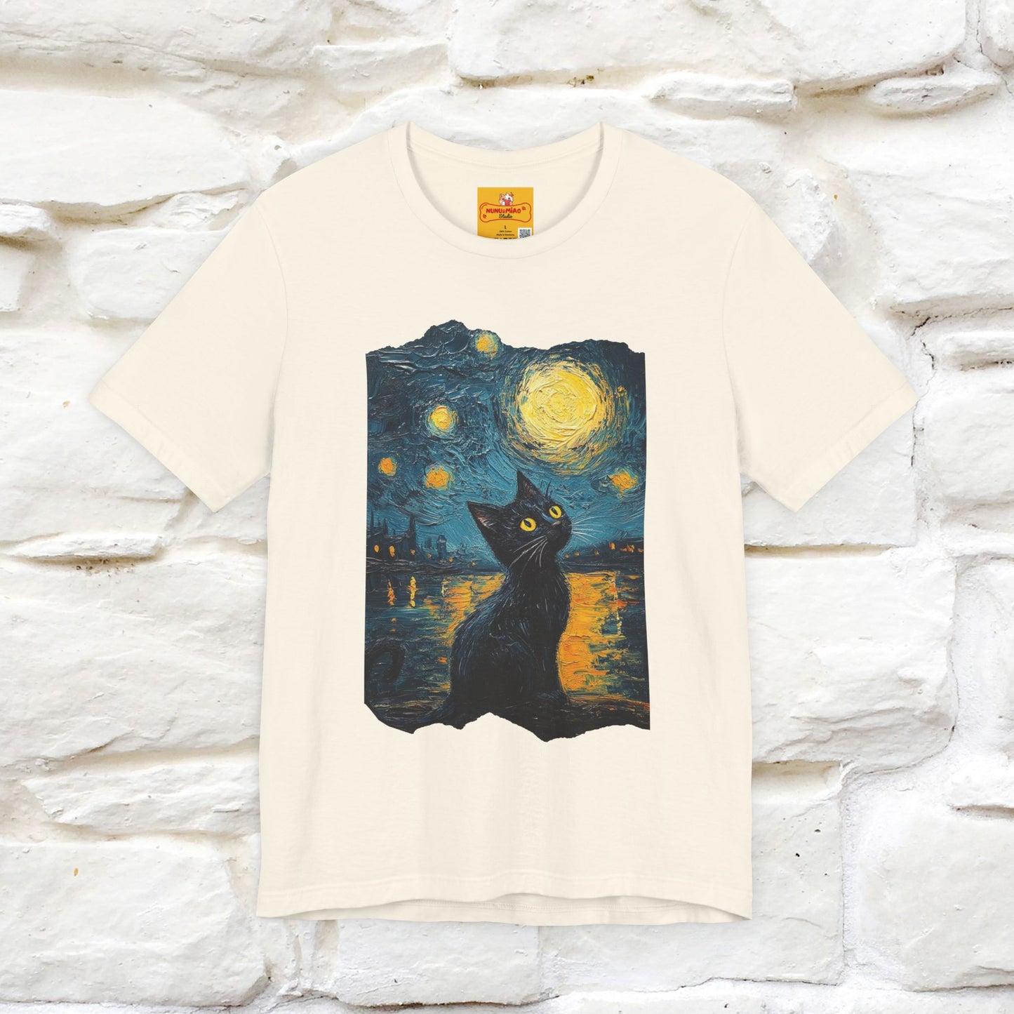 “Miaoolight.” | Cat T-Shirt | Front & Back Design | Nunu&Miao Studio