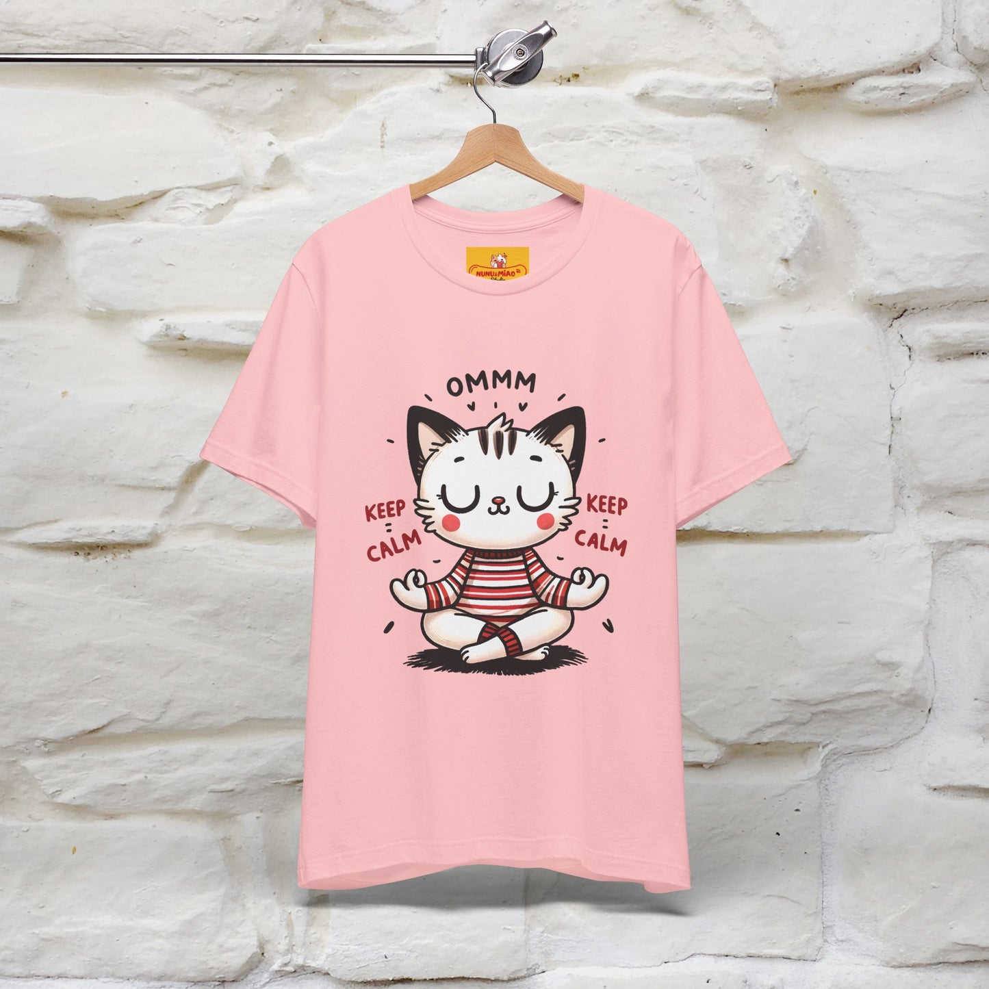 Ommm, Keep Calm | Relaxed Cat Shirt for Men & Women | 100% Cotton* - Nunu&Miao Studio