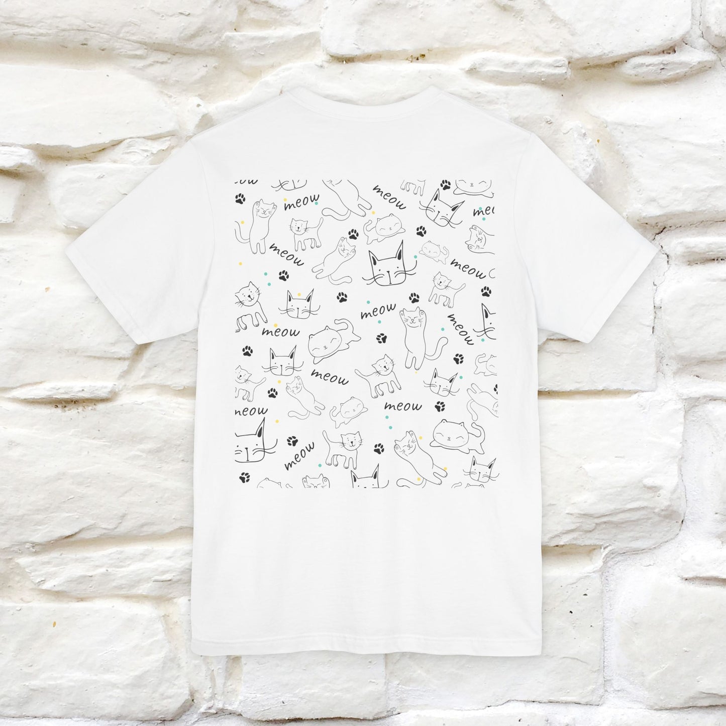 "Antidepressants" Cat T-Shirt | Front & Back Design | Nunu&Miao Studio - Nunu&Miao Studio