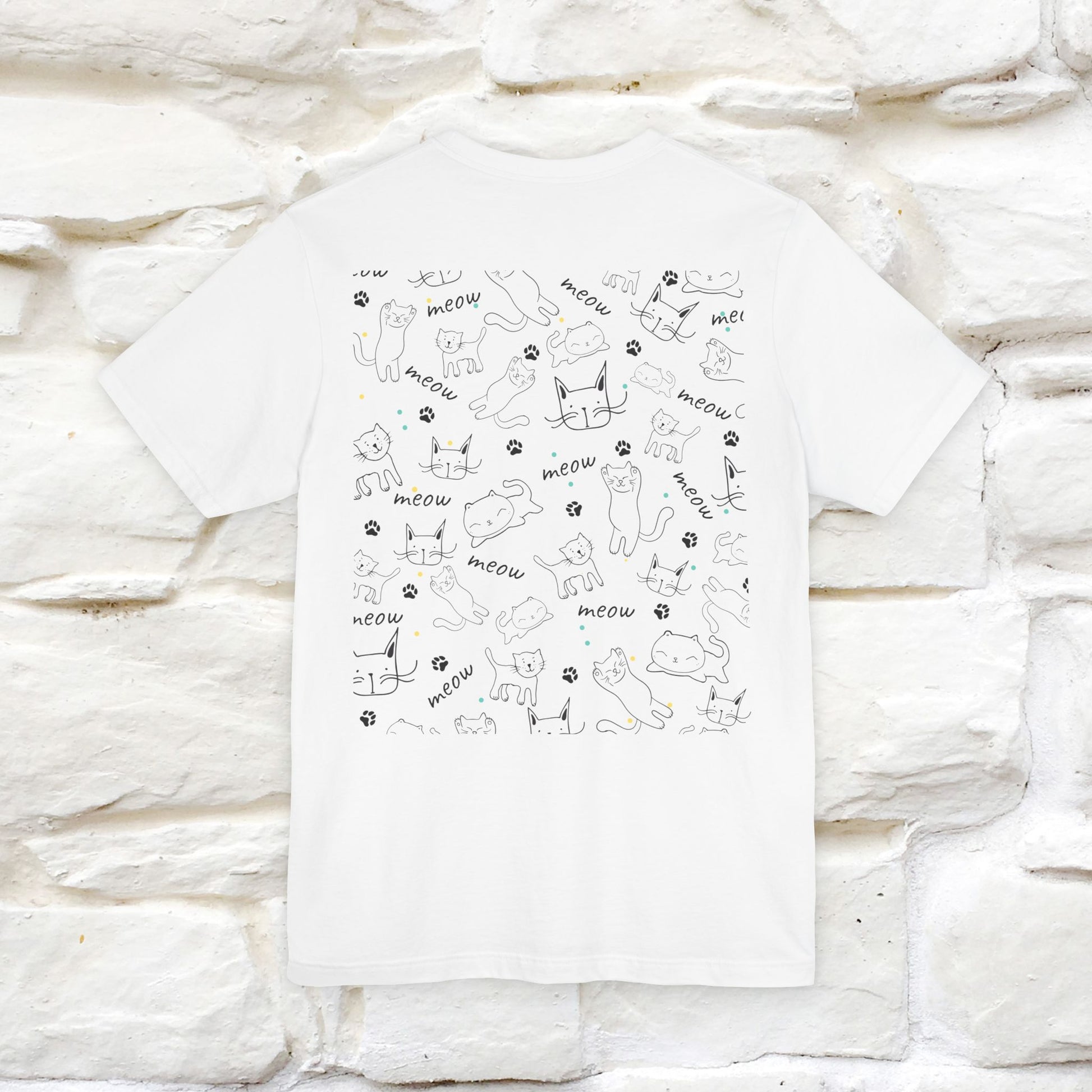 "Antidepressants" Cat T-Shirt | Front & Back Design | Nunu&Miao Studio - Nunu&Miao Studio