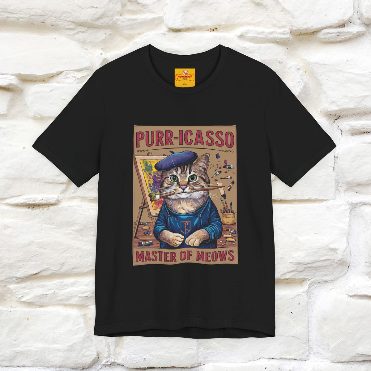 ''Purr-Icasso Masters Of Meows'' | CatT-Shirt | Nunu&Miao Studio