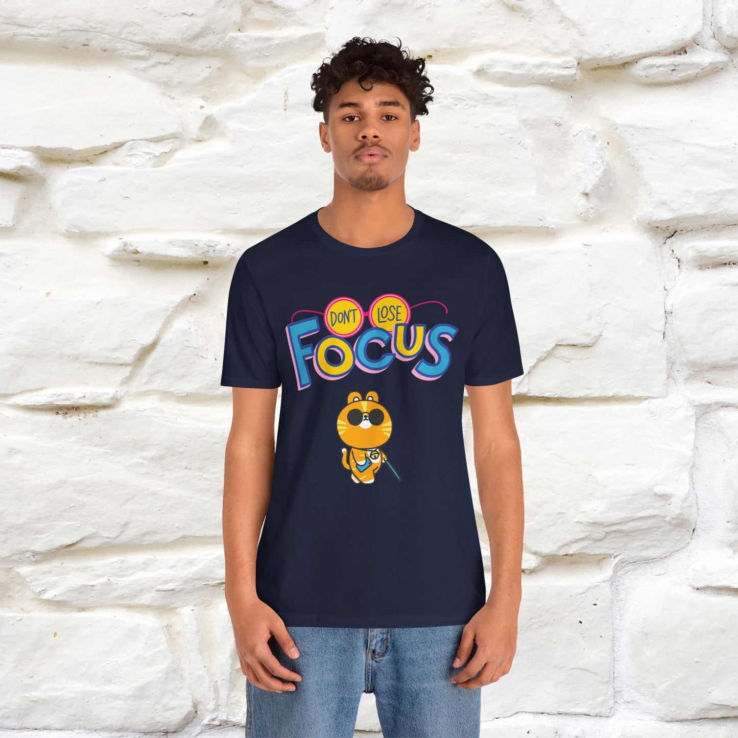 ''Don’t Lose Focus'' Cat T-Shirt | Nunu&Miao Studio - Nunu&Miao Studio