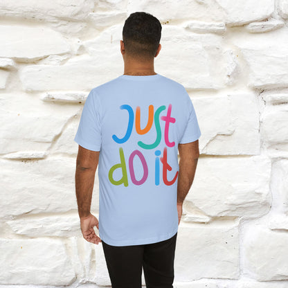 "Yes, Just Do It" Cat T-Shirt| Front & Back Design | Nunu&Miao Studio - Nunu&Miao Studio