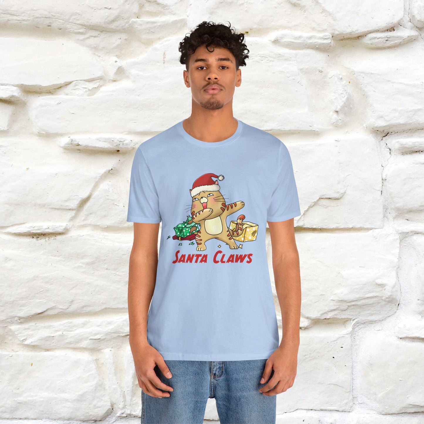 "Santa Claws" |Funny Cat T-Shirt | Nunu&Miao Studio