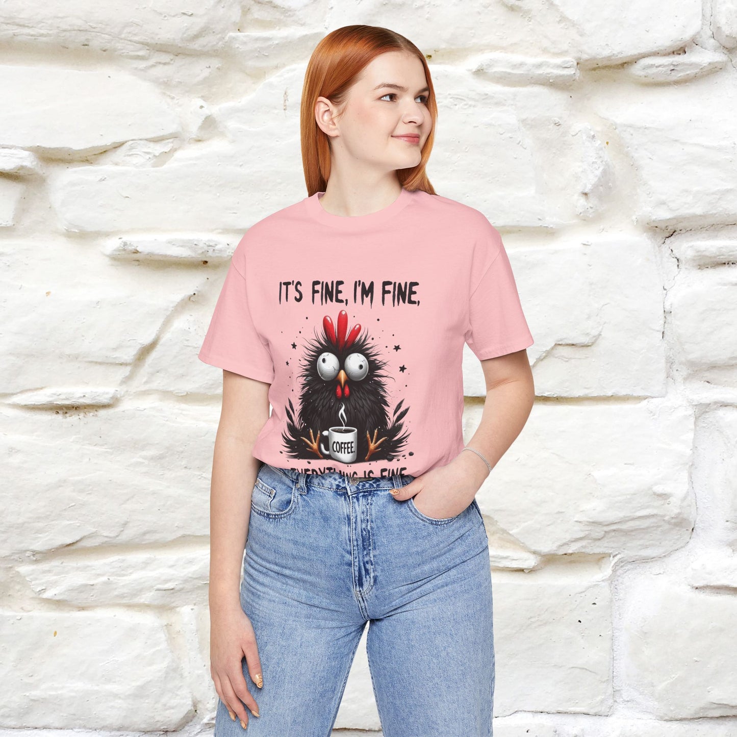 "Everything Is Fine" |Funny T-Shirt | Nunu&Miao Studio - Nunu&Miao Studio