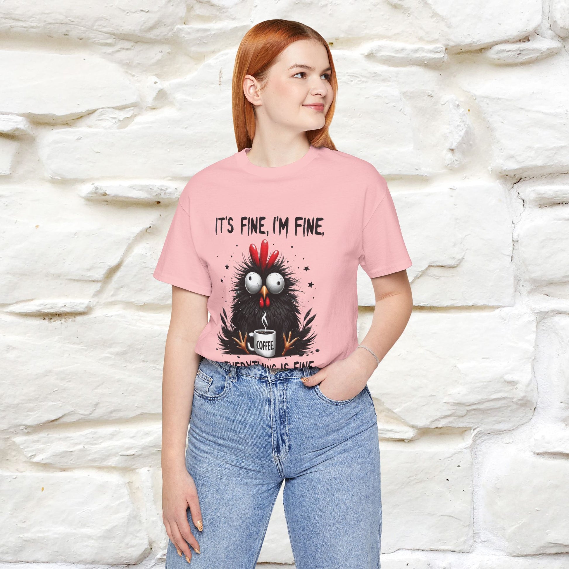 "Everything Is Fine" |Funny T-Shirt | Nunu&Miao Studio - Nunu&Miao Studio