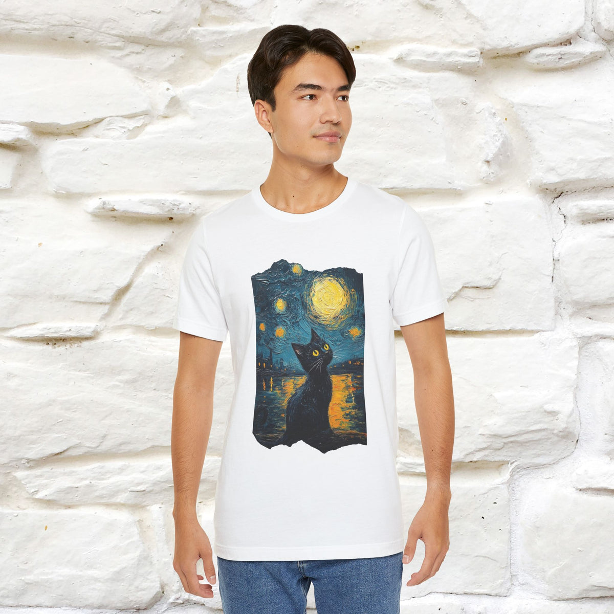 “Miaoolight.” | Cat T-Shirt | Front & Back Design | Nunu&Miao Studio