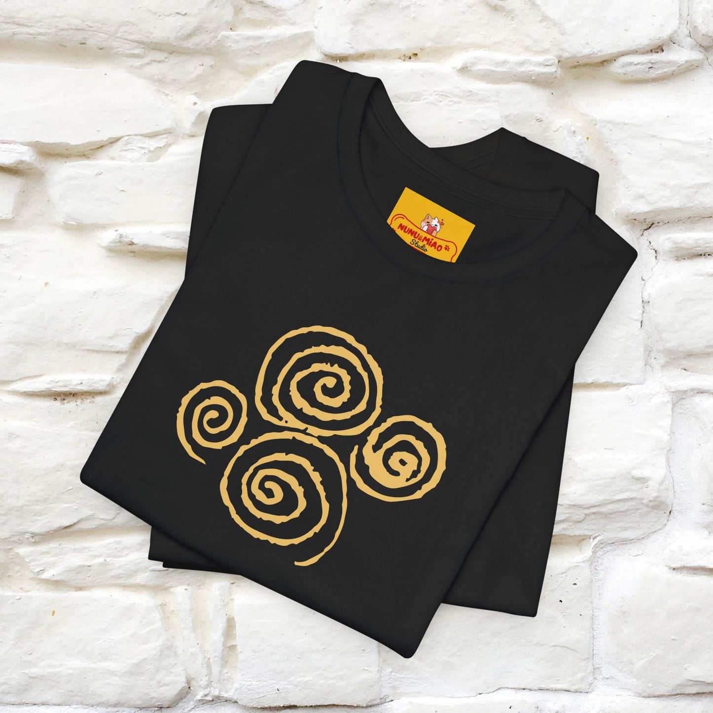 "Mandala Cat'' Cat T-Shirt Front and Back Design | Nunu&Miao Studio - Nunu&Miao Studio