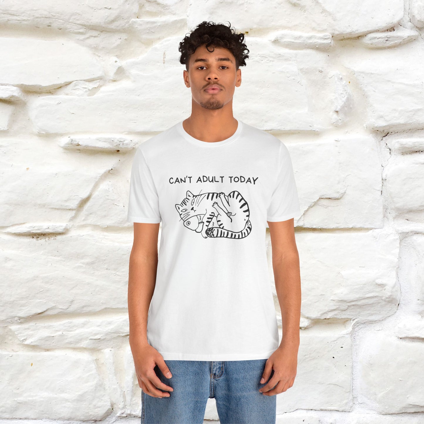 "Can't Adult Today" |Cat T-Shirt | Nunu&Miao Studio - Nunu&Miao Studio