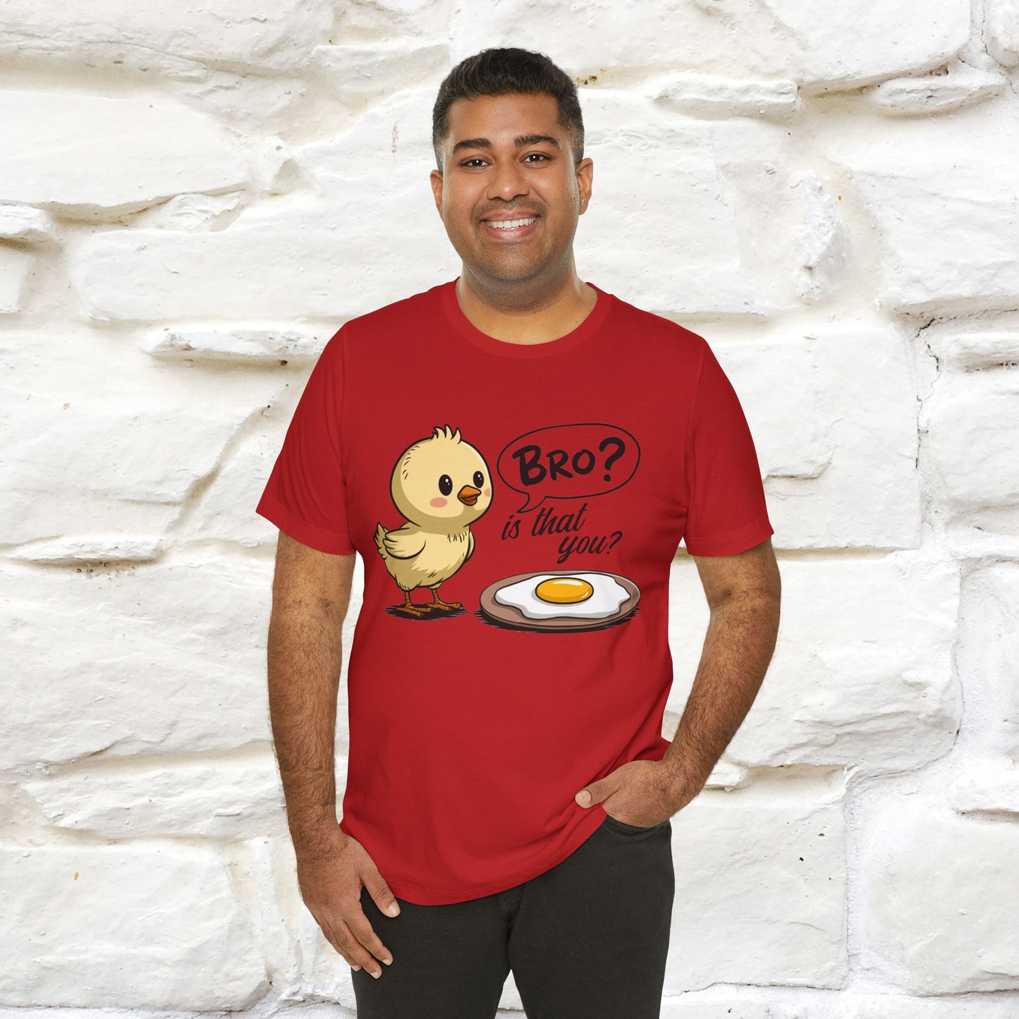"Bro Is That You?" Funny Chicken T-shirt |Nunu&Miao Studio - Nunu&Miao Studio