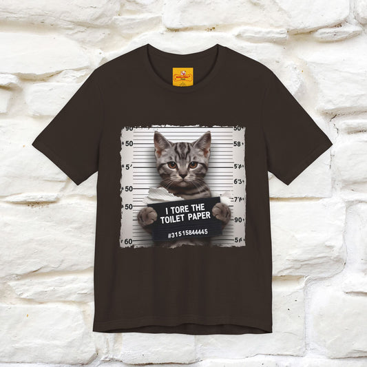 ''I Tore The Toilet Paper'' | Funny Cat T-Shirt | Nunu&Miao Studio