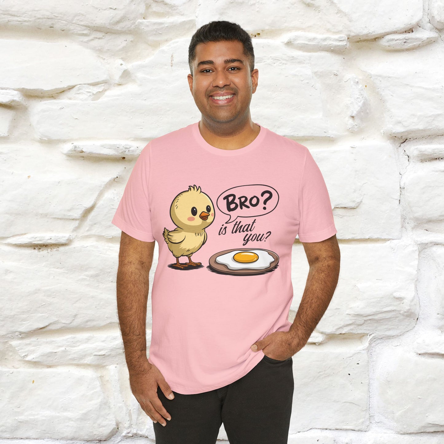 "Bro Is That You?" Funny Chicken T-shirt |Nunu&Miao Studio - Nunu&Miao Studio