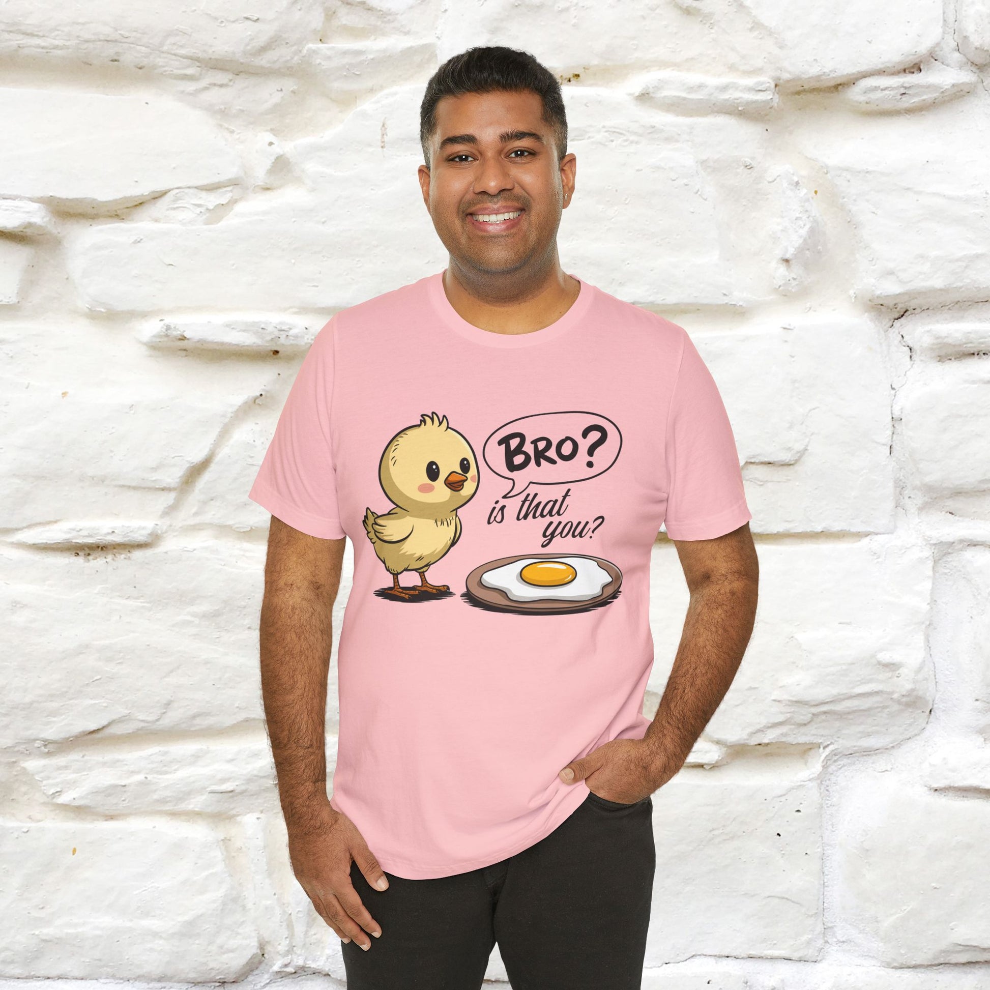 "Bro Is That You?" Funny Chicken T-shirt |Nunu&Miao Studio - Nunu&Miao Studio