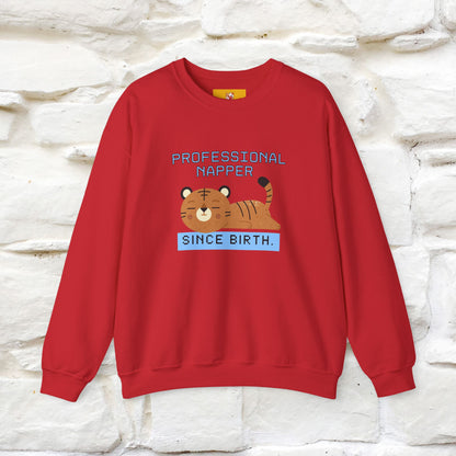 ''Professional Napper Since Birth'' |Cat Sweatshirt | Nunu&Miao Studio
