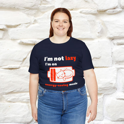 ''I am Not Lazy...'' Cat T-Shirt | Nunu&Miao Studio - Nunu&Miao Studio