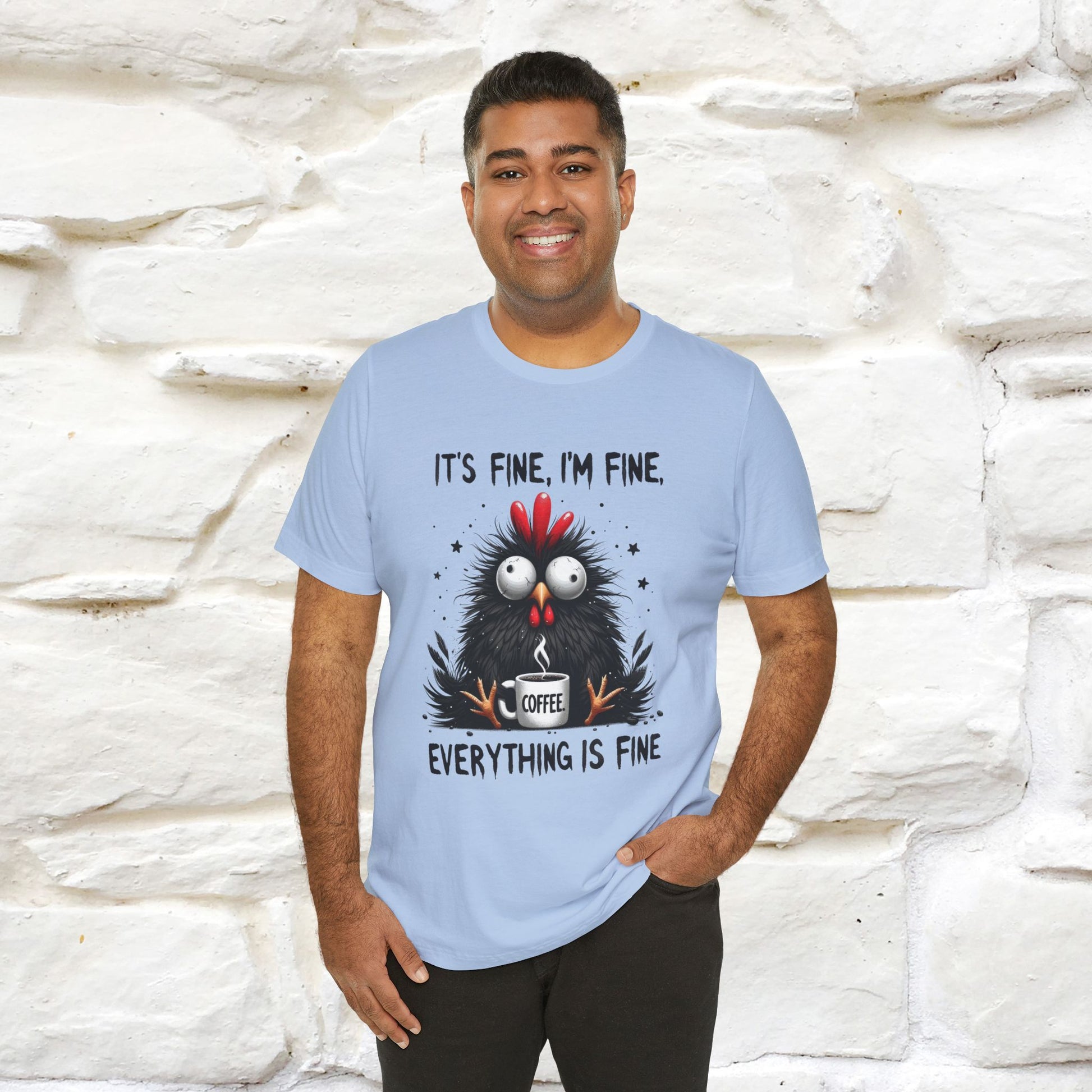 "Everything Is Fine" |Funny T-Shirt | Nunu&Miao Studio - Nunu&Miao Studio