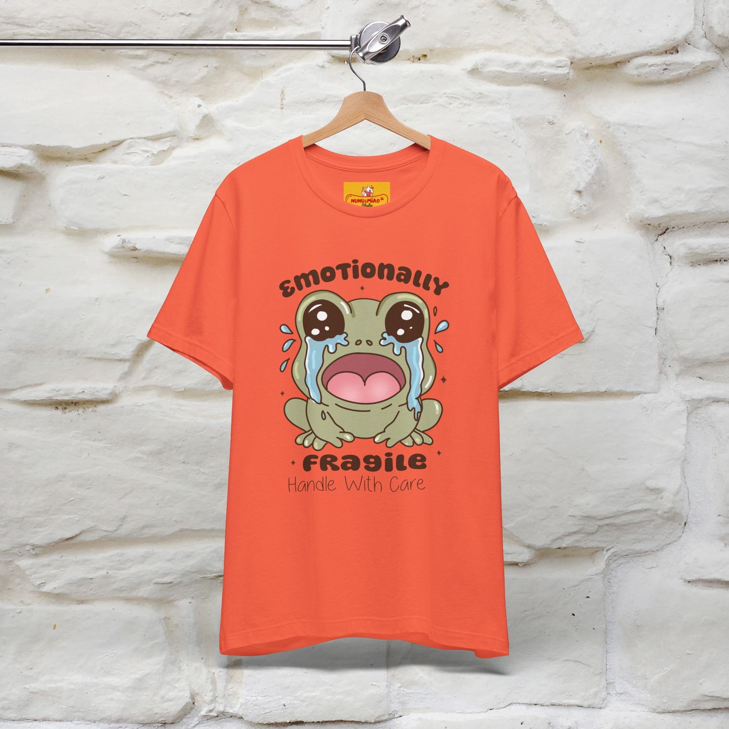 "Emotionally Fragile Handle With Care " Funny T-shirt |Nunu&Miao Studio - Nunu&Miao Studio
