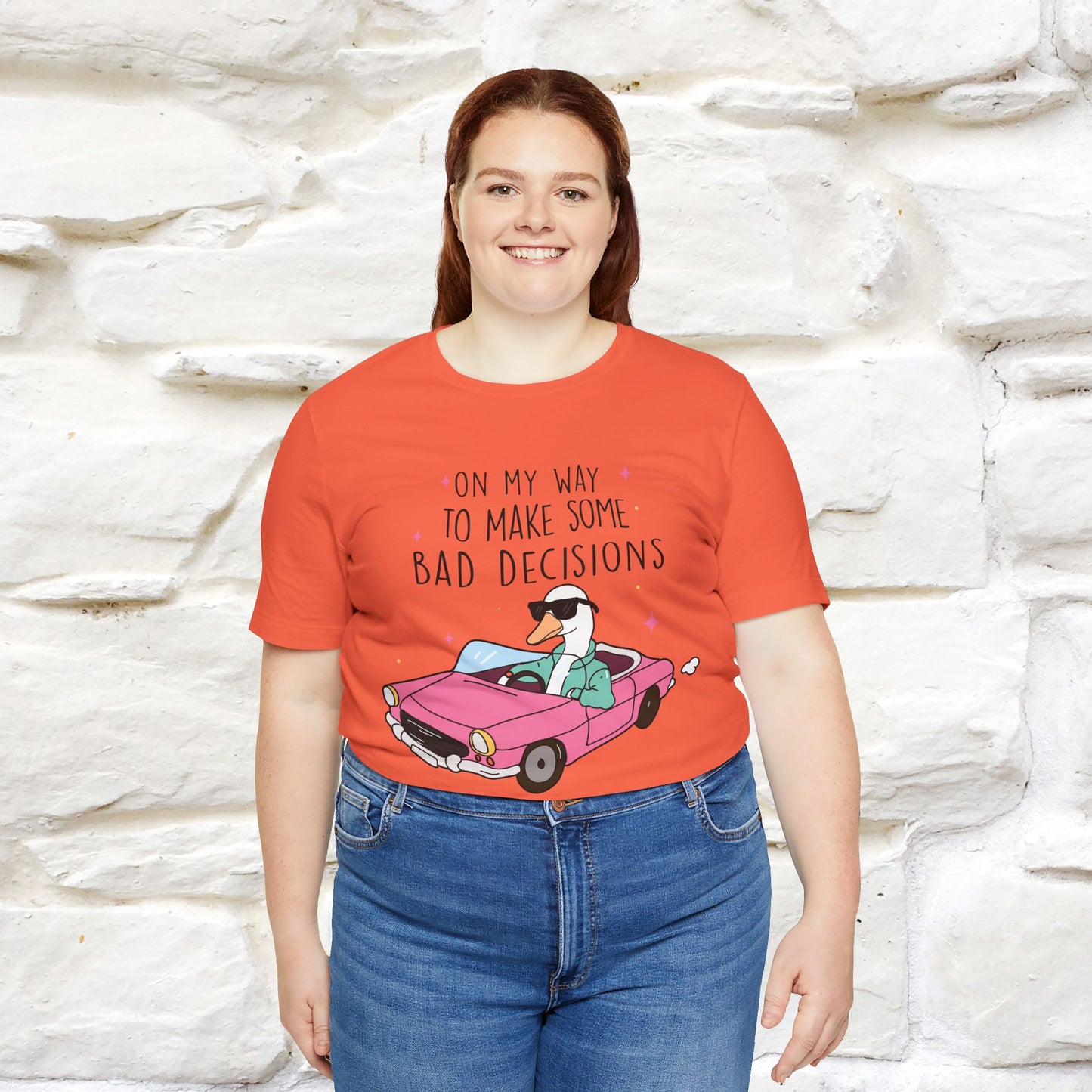 "On My Way To Make Some Bad Decisons"  Funny T-shirt |Nunu&Miao Studio - Nunu&Miao Studio