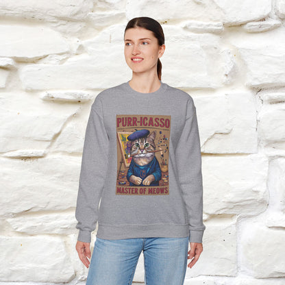 "Purr-icasso.'' |Cat Sweatshirt | Nunu&Miao Studio