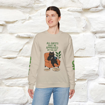 ''All Guests Must Be Approved...'' |Cat Sweatshirt | Nunu&Miao Studio