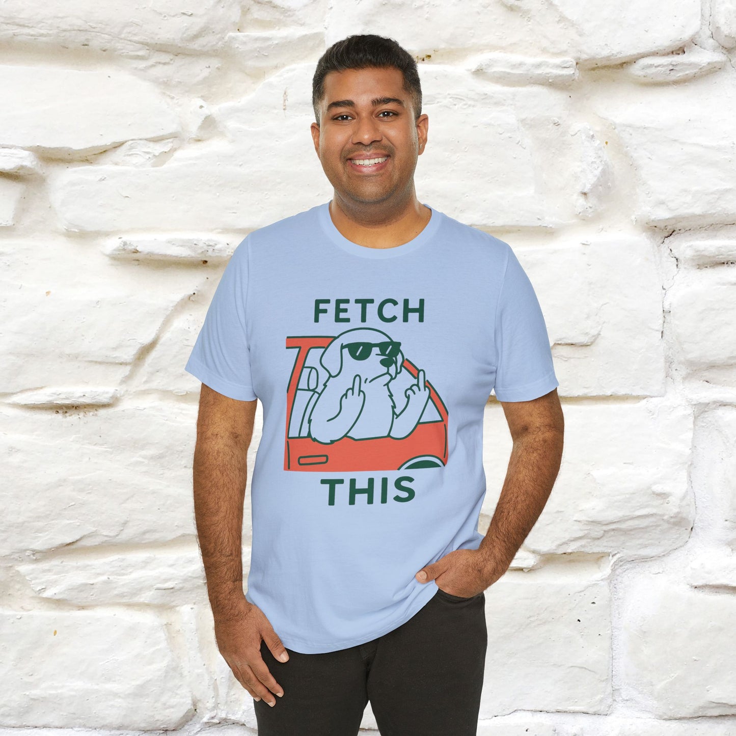 "Fetch This" Funny Dog T-shirt |Nunu&Miao Studio - Nunu&Miao Studio