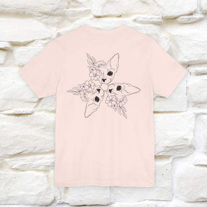 "Trinity'' Cat T-Shirt Front and Back Design | Nunu&Miao Studio - Nunu&Miao Studio