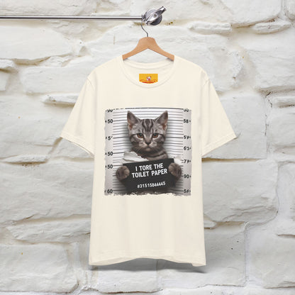 ''I Tore The Toilet Paper'' | Funny Cat T-Shirt | Nunu&Miao Studio - Nunu&Miao Studio