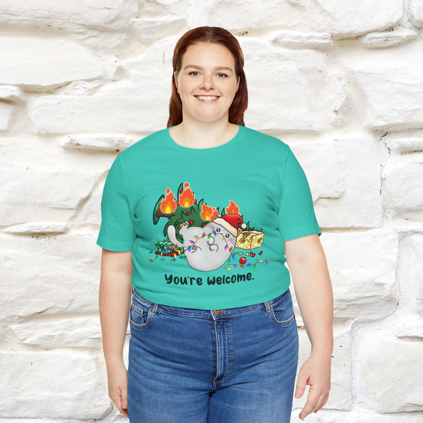 You're Welcome | Sarcastic Cat Christmas Shirt  |Nunu&Miao Studio - Nunu&Miao Studio