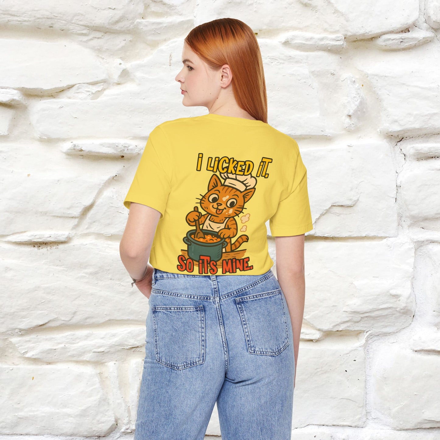 "I Licked It. It's Mine  " |Cat T-Shirt | Nunu&Miao Studio - Nunu&Miao Studio